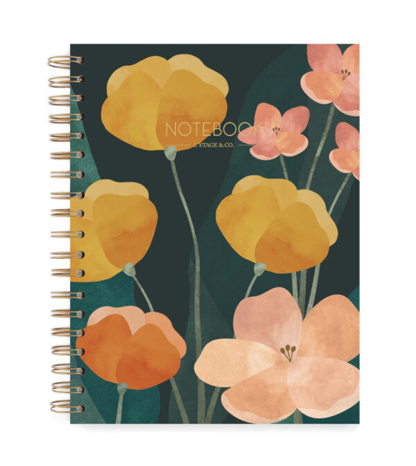 Notebook Flor Naranja